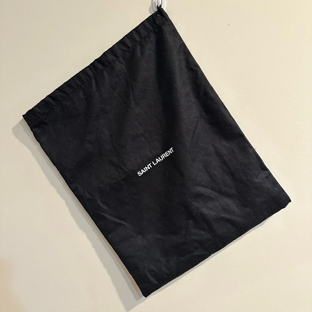 Saint Laurent Black Drawstring Dust Bag - Picture 2 of 3